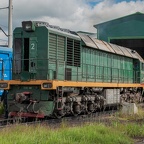 ТЭ114-0067. Вид со стороны холодильника. 2009 год.