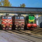2М62-1116, 2М62-1109 и ЧМЭ3Т-5496